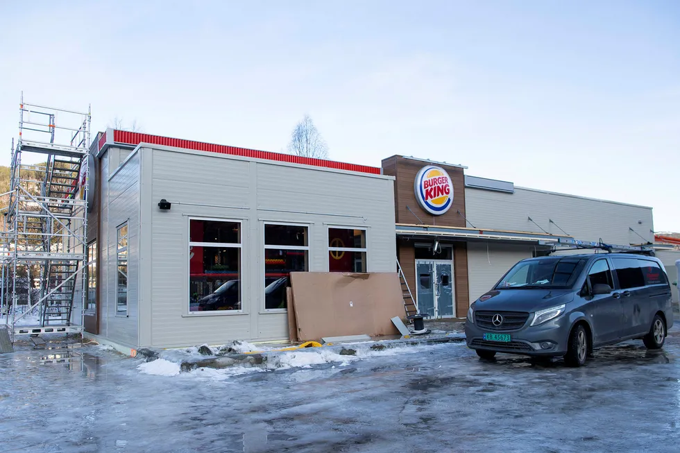 Umoe Restaurants har etablert 25–40 nye Burger King-restauranter hvert år, men i år åpnes bare et fåtall som denne på Gol.