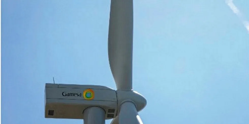 The Siemens Gamesa G114 is in place in Thailand