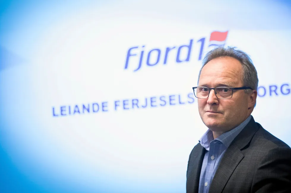 Administrerende direktør Dagfinn Neteland i Fjord1.