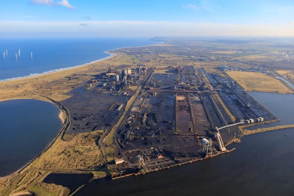 An aerial view of the Teesworks site, where HyGreen was set to be built