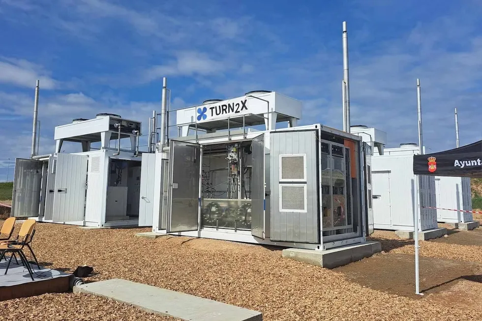 The 2MW Turn2X pilot plant in Spain