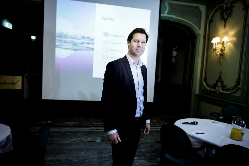 Konsernsjef Henning Beltestad i Lerøy Seafood.