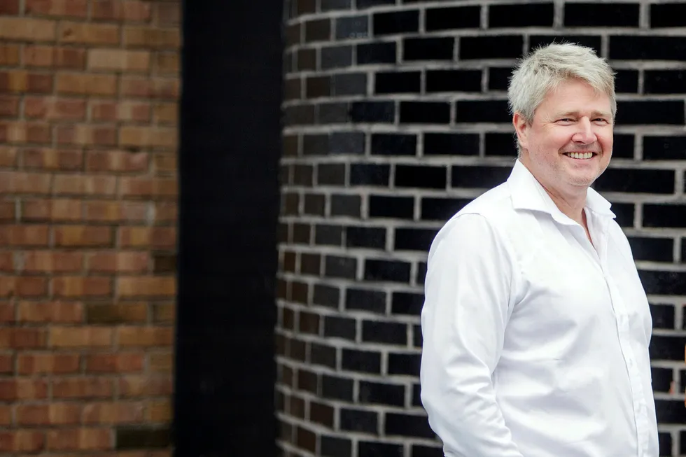 Grunnlegger Richard Espeseth i Hydrogenpro har grunn til å smile.