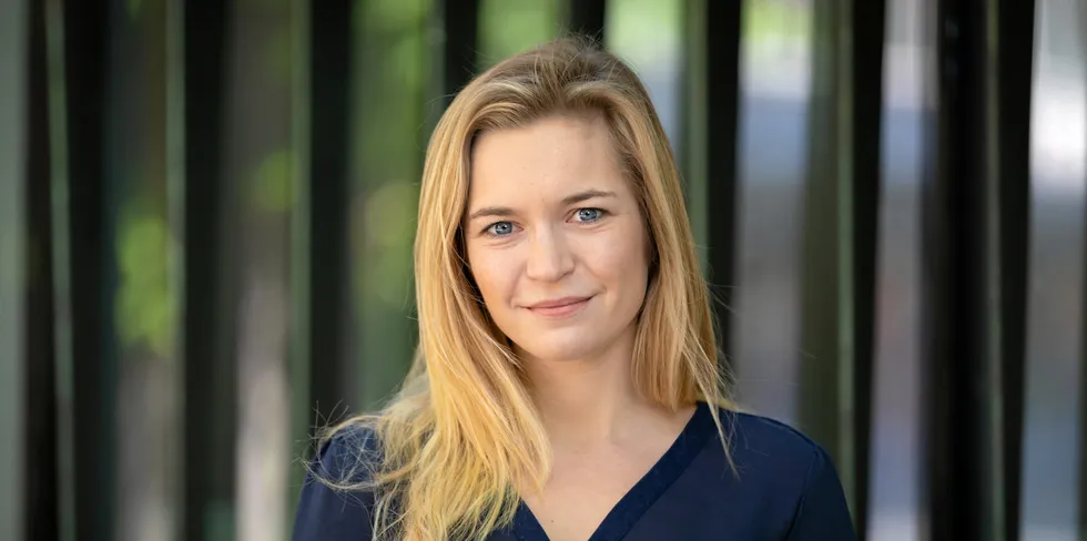 . Høyre-representant Mathilde Tybring-Gjedde lot ikke sjansen gå fra seg når næringsministeren slang med leppa om havvind.