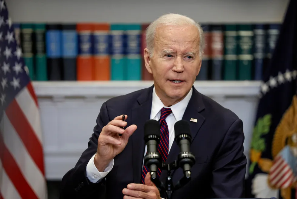 US president Joe Biden.