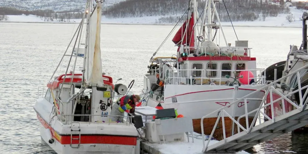 I GANG: Åpen gruppe-flåten er for lengst i gang med årets vinterfiske, og det er uproblematisk så lenge båten har én eier eller eiersammensetningen er avklart med Fiskeridirektoratet.Illustrasjonsfoto: Jon Eirik Olsen