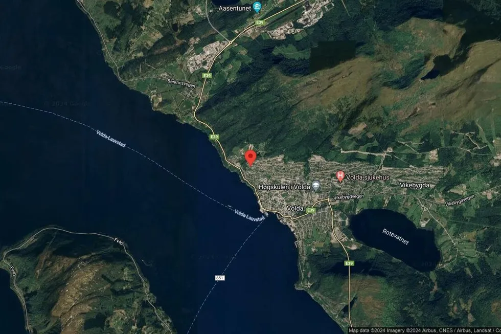 Området rundt Lønnevegen 23D, Volda, Møre og Romsdal