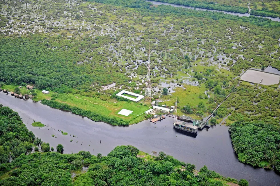 Opuama oilfield in Niger Delta