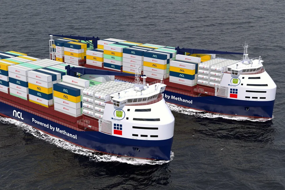 MPC Container Ships' nyebygg skal gå på metanol. Frem til det kan de gå på biodiesel, noe også resten av den MGO-drevne flåten skal gjøre.