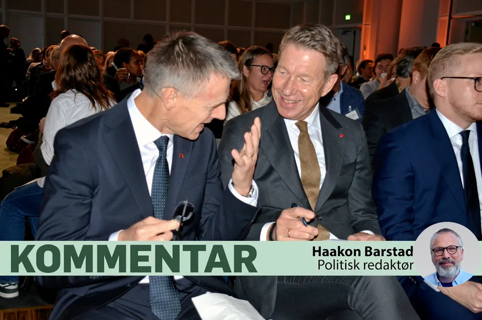 Kan det være at denne samtalen på Energidagene handlet om havvind? Europower vet ikke, vi lytter ikke til andres samtaler.