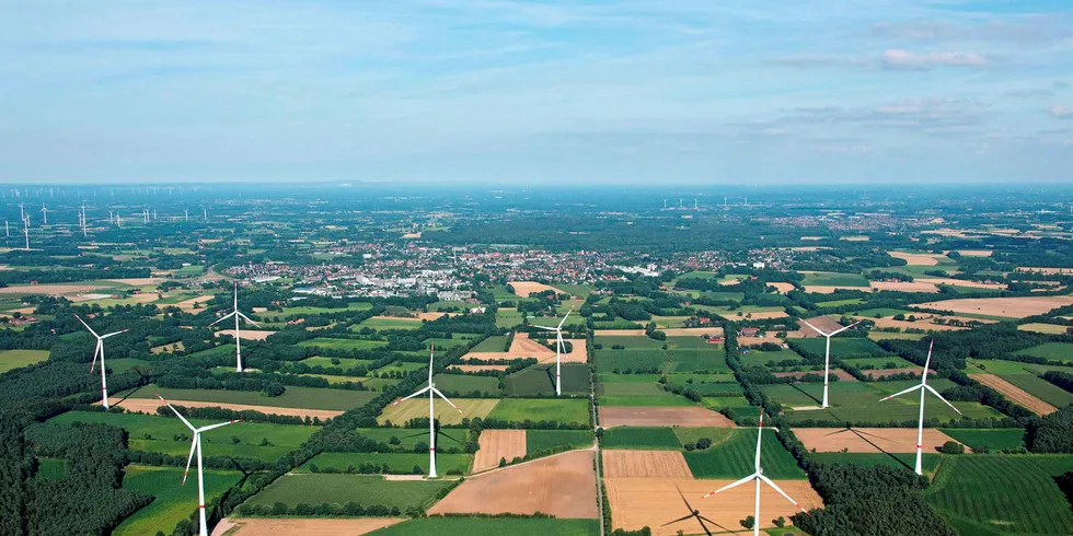 A Nordex-equipped wind farm in Germany