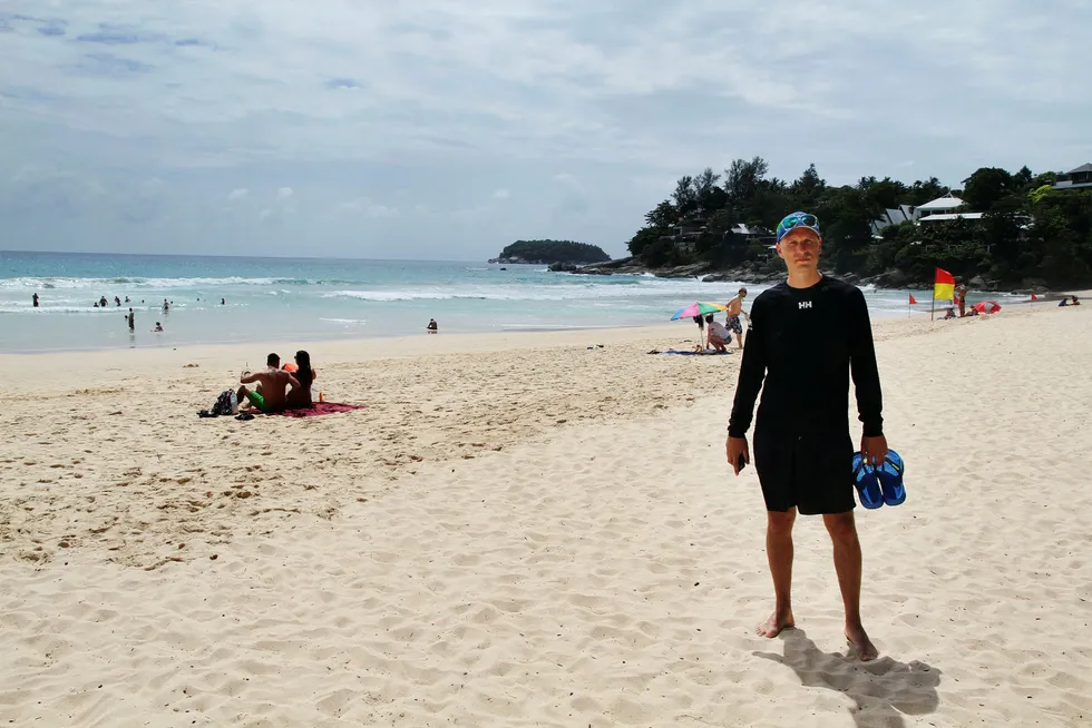Petter Testmann-Koch er på ferie i Phuket i Thailand. Fremantlemedia, som produserer tv-serier som Idol og Norske Talenter, økte i 2016 omsetningen tross trange tider. Foto: Morten Iversen
