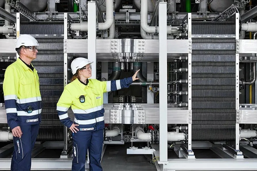 Employees at the 20MW Trailblazer project