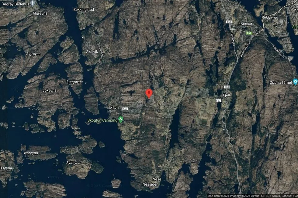 Området rundt Kviterinda 14, Øygarden, Vestland