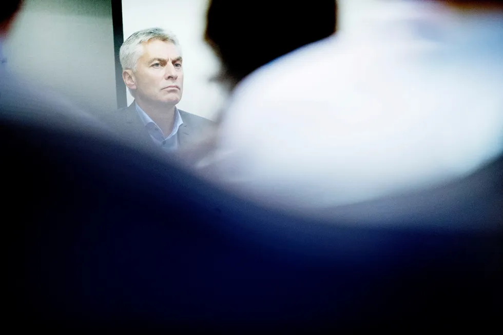 Odfjell Drilling-sjef Simen Lieungh snakker åpent om konkrete rigger han er på jakt etter.