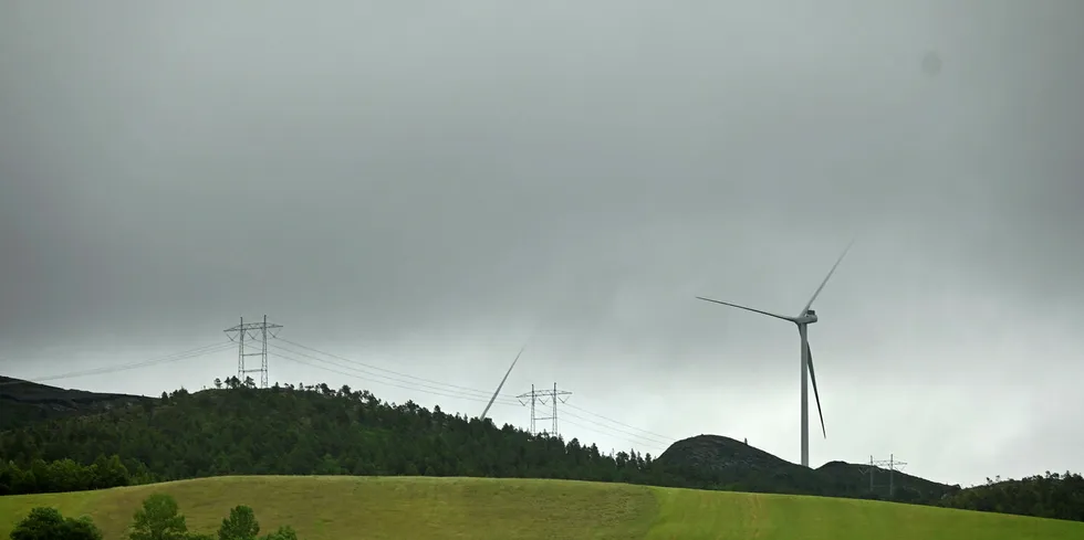 Geitfjellet, som er under bygging, kan bli det eneste vindkraftverket i Orkland kommune.