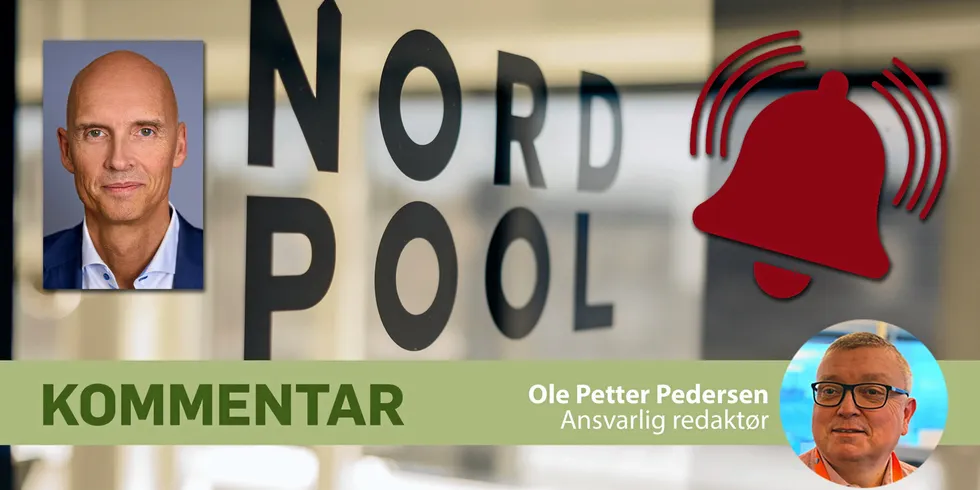 Nord Pools sjef Tom Endre Darell leverer svært gode økonomiske resultater for Nord Pools eiere. Kvalitetskontroll på innrapporterte bud er ikke like god i selskapet, skriver artikkelforfatteren.