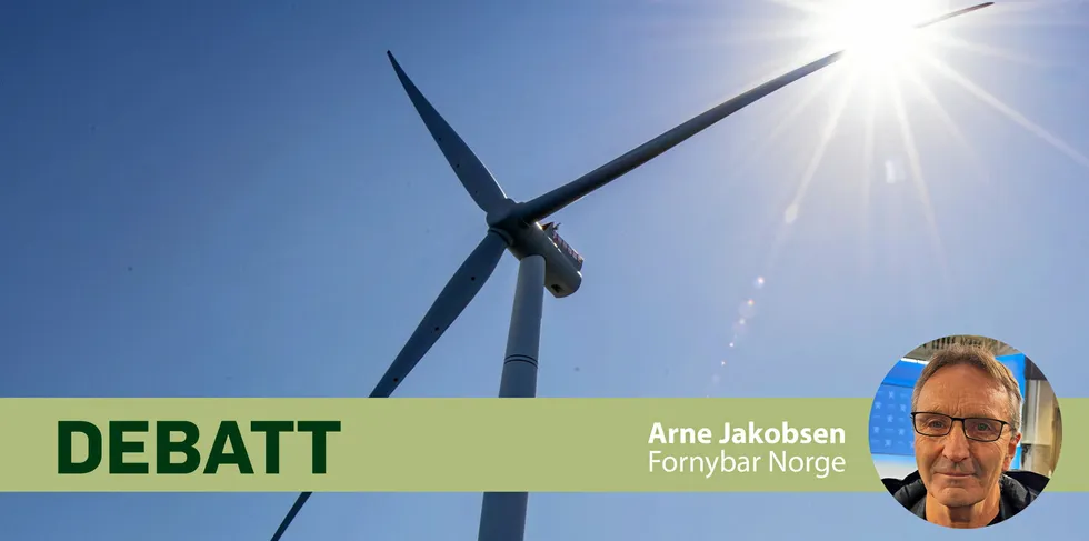 Det blir spekulativt av Europower å si at støttebehovet for Utsira Nord kan bli tre ganger høyere enn for Sørlige Nordsjø II, mener Arne Jakobsen i Fornybar Norge.