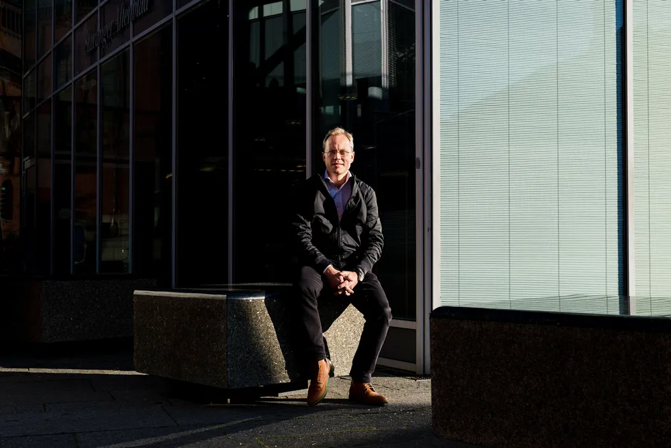Sjeføkonom Kyrre M. Knudsen håper utenlandske investorer ikke får med seg den kraftige økningen i optimismen i næringslivet på Sørvestlandet. Foto: Tommy Ellingsen