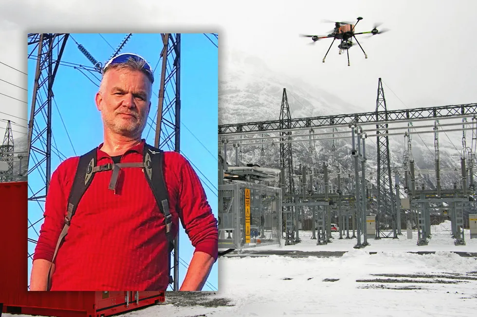 Daglig leder i Bergen Robotics, Nils Jacob Berland, spår at droner vil få en stadig viktigere rolle i inspeksjon av strømnettet fremover.