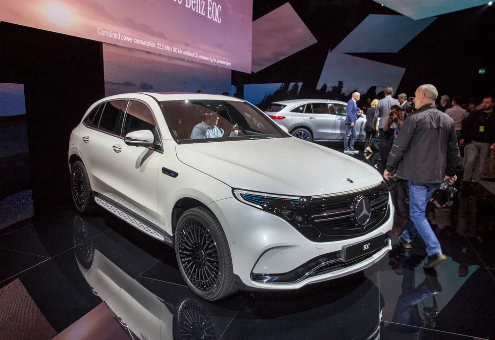 Elbilen Mercedes-Benz EQC.