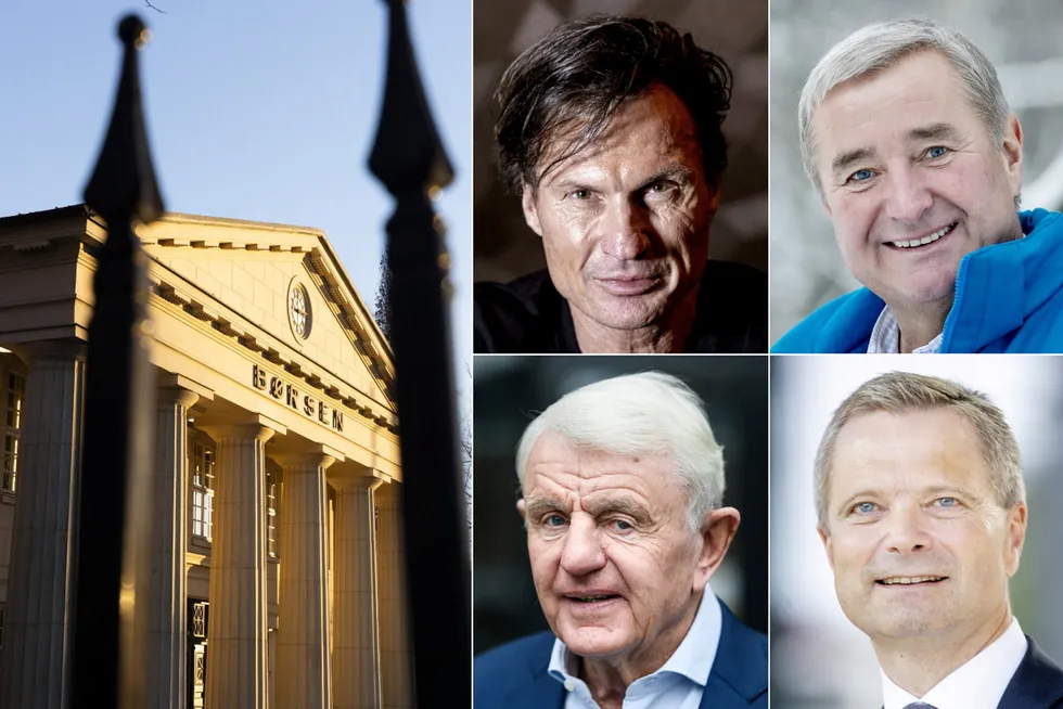 Blant de 100 største investorene på Oslo Børs finner vi Petter Stordalen, Christen Sveaas, Egil Stenshagen og Harald Espedal.