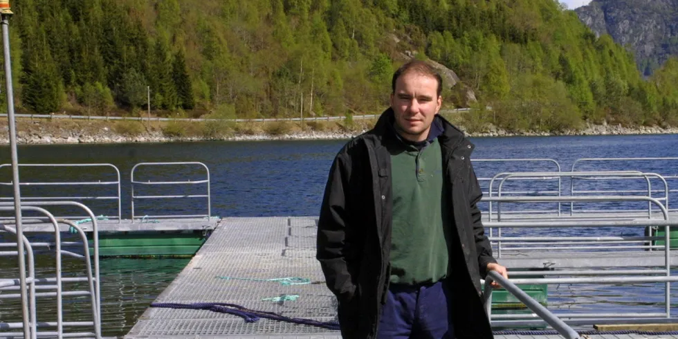 Erik Osland daglig leder i Osland Havbruk forteller at omsetningsfallet for fjoråret har sin naturlige forklaring.