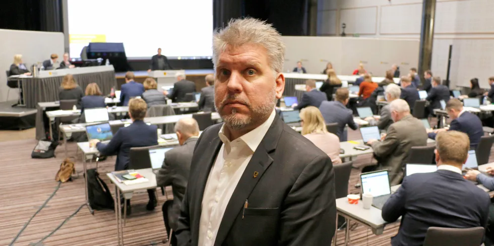 Liker laks: Marius Meisfjord Jøsevold møter for første gang for Ap i Nordland fylkesting.