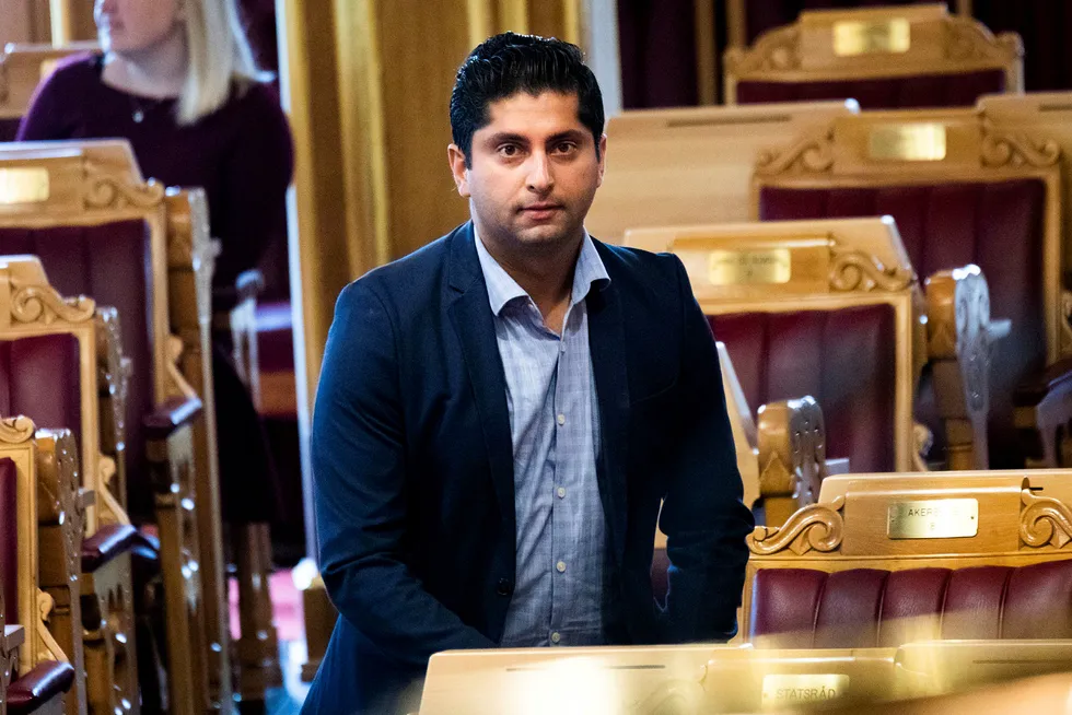 Stortingsrepresentant Himanshu Gulati står oppført med null i inntekt for 2018.