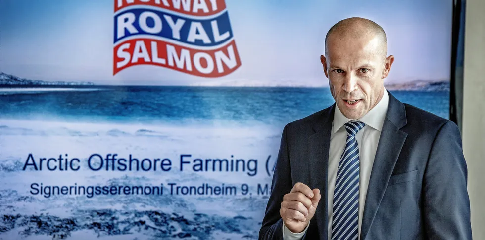 Charles Høstlund i Norway Royal Salmon.