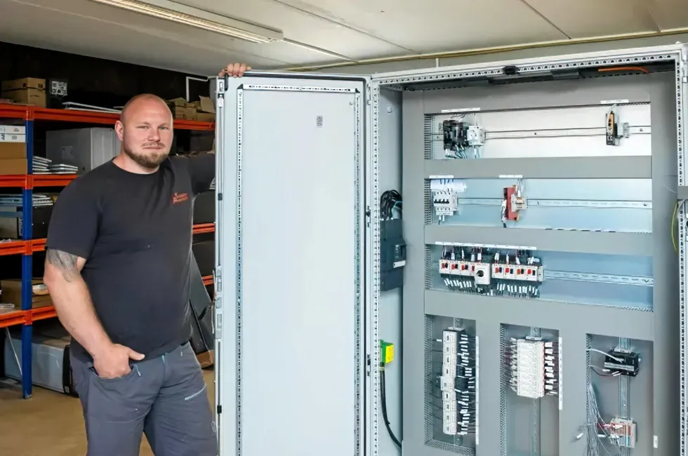 Daglig leder i Solbakken Automasjon, Kenneth Finsås.