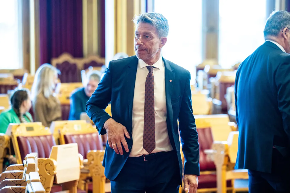 Olje- og energiminister Terje Aasland.