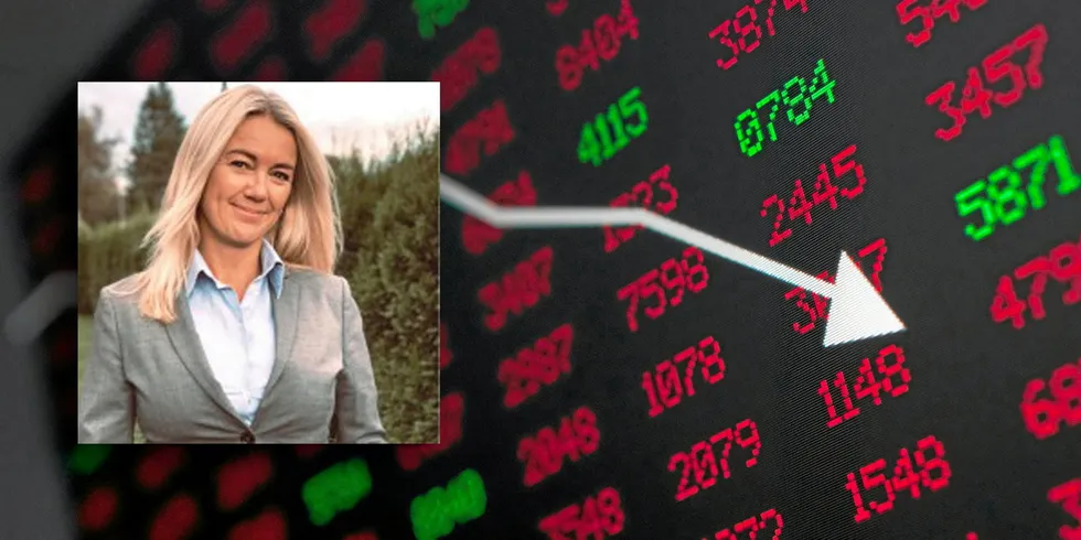 Therese Gjerde er daglig leder i Kinect Energy, som i fjor hadde driftsoverskudd for første gang på mange år. Men finanskostnader tynger, og selskapet leverer nok en gang et årsresultat i minus.