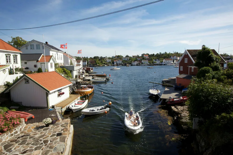 Øysamfunnet Lyngør i Tvedestrand kommune, Aust Agder.