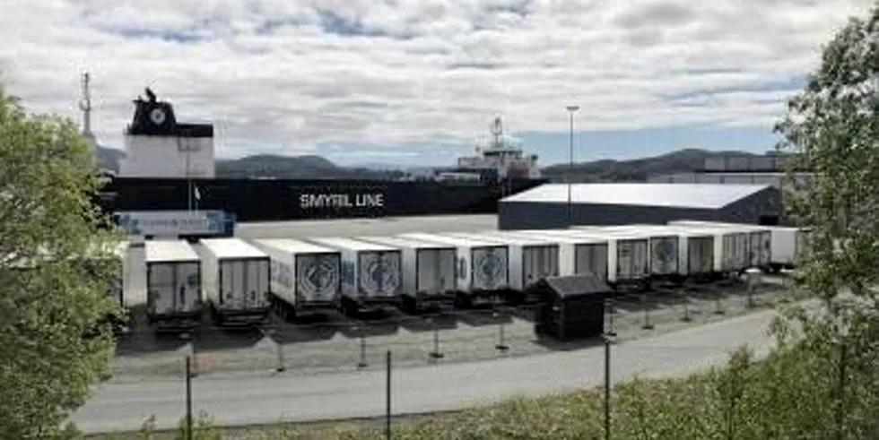 Smyril Line Cargos «MS Akranes» går foreløpig med underskudd.