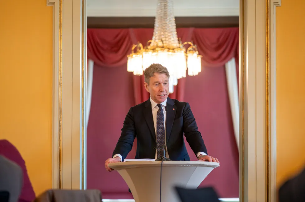 Norwegian Energy Minister Terje Aasland.