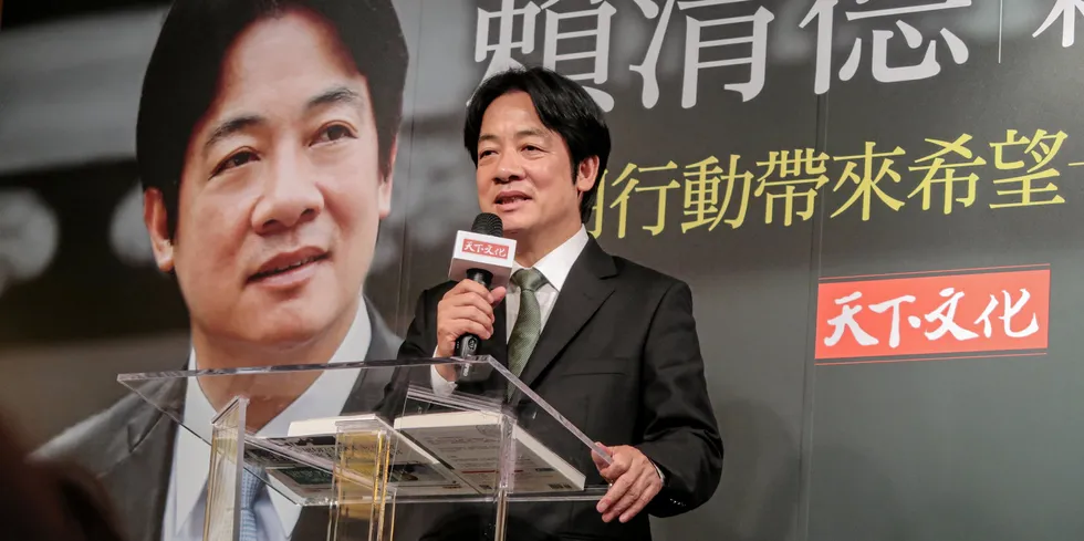 Taiwan's President-elect Lai Ching-te.