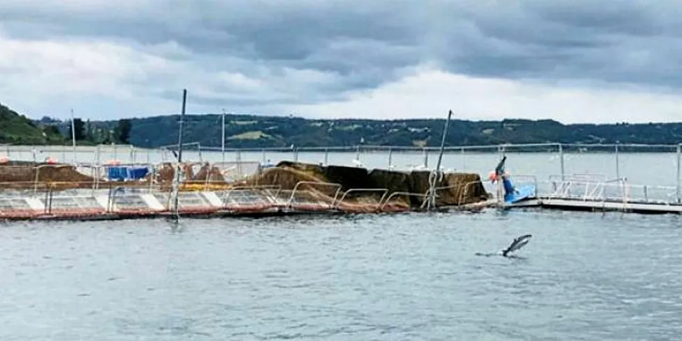 Ventisqueros anlegg på lokaliteten Tubildad.