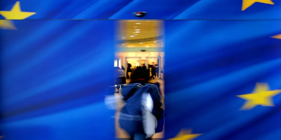 Denne døren leder inn til EU-kommisjonen. Det er minimal tid igjen å påvirke kommisjonen før taksonomi-kravene etter planen legges frem førstkommende onsdag.