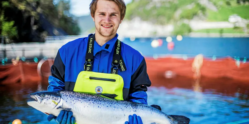 Jørgen Wenberg jobber i Wenberg Fiskeoppdrett, ett av eierselskapene i Salten Aqua.