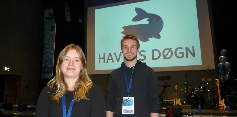 Ragnhild Jakobsen og Lasse Edvardsen på Havets Døgn 2021.