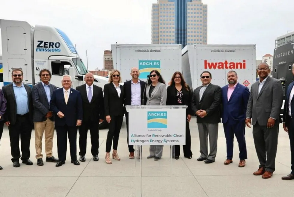 Industry executives and government officials at the initial launch of ARCHES in 2022.