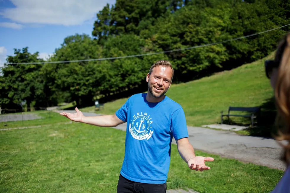 Litt lysere for partileder Audun Lysbakken og SV. Men langt fra rødgrønt flertall i DNs maimeningsmåling. Foto: Javad Parsa