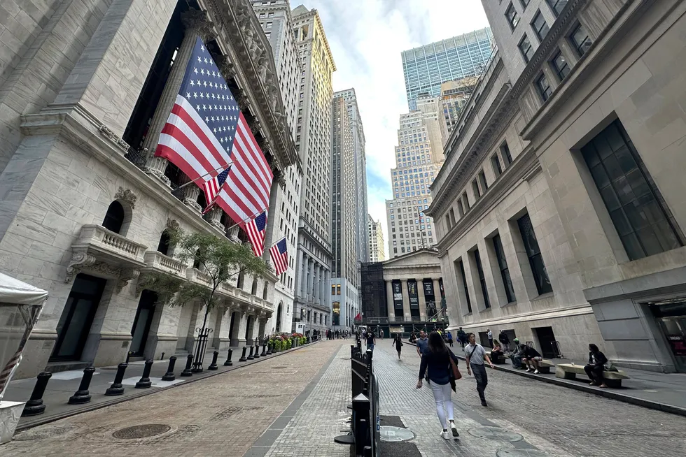 S&P 500-indeksen på Wall Street har steget 17 prosent hittil i år.