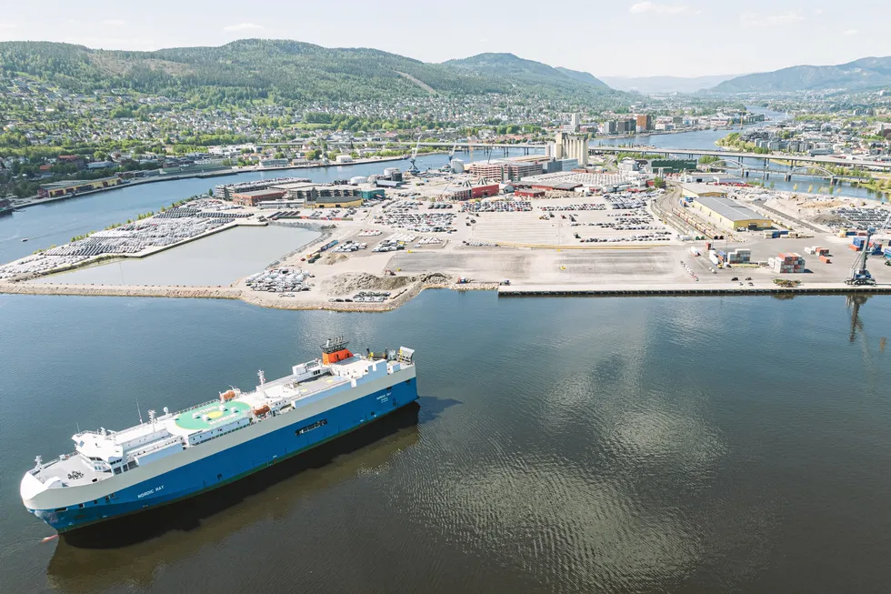 Drammen havn.