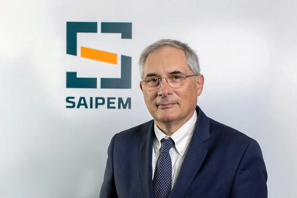 Saipem chief executive officer Alessandro Puliti.
