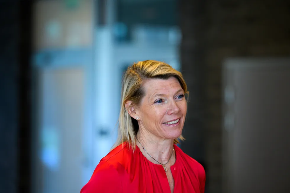 Kjerstin Braathen, konsernsjef i DNB, har bestemt å øke budet på Sbanken.