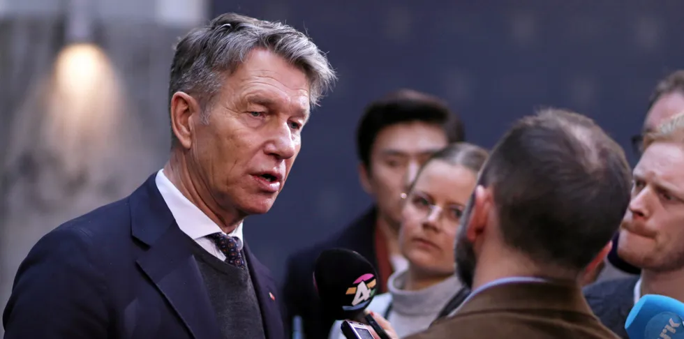 Energiminister Terje Aasland.