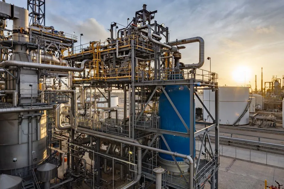 A site for industrial gas production