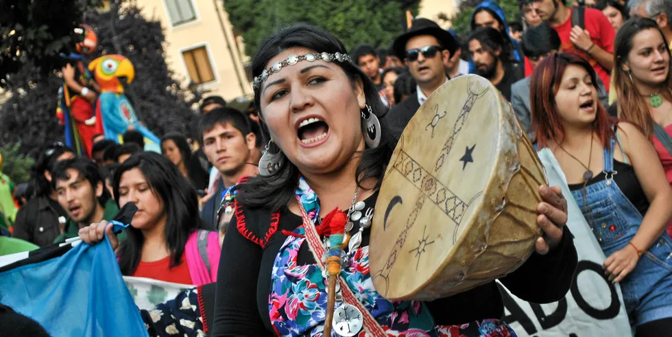 The Mapuche people account for around 12 percent of Chile's population, but is not formally recognized by the government.